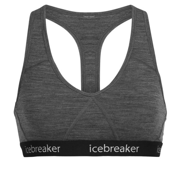 BNWT Brand New Women's Merino Sprite Racerback Bra Gray - Picture 4 of 9